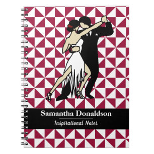 Tango Dancers Notizblock