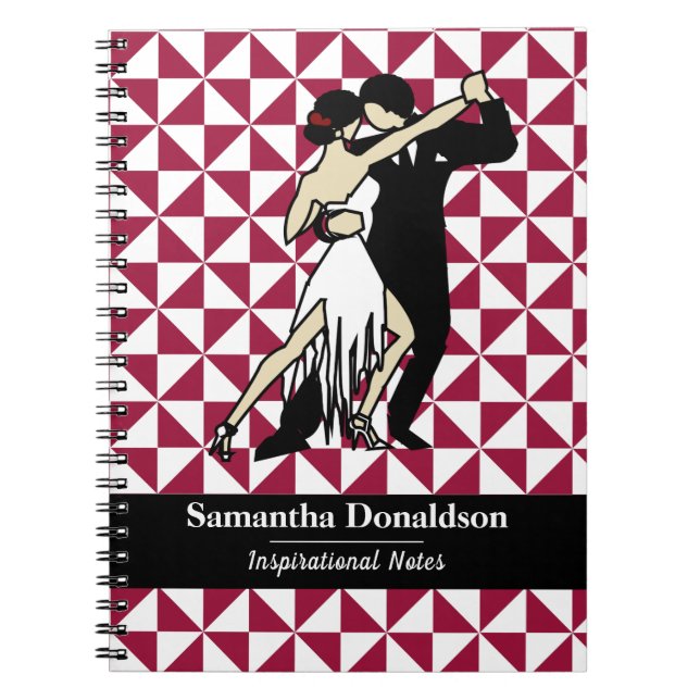 Tango Dancers Notizblock (Vorderseite)