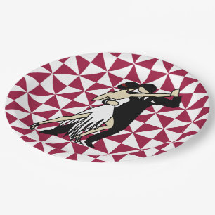 Tango Dancers Pappteller