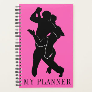 Tango Dancers Planner Pink oder Farbe auswählen Planer