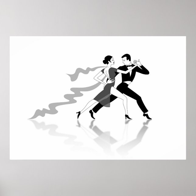 Tango Dancers Poster (Vorne)