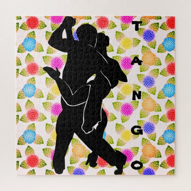 Tango Dancers Puzzle-Geschenk Puzzle (Vertikal)