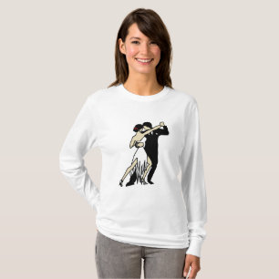Tango Dancers T - Shirt im Vintagen Stil