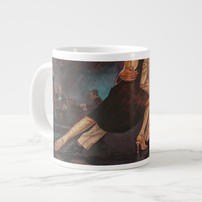 Tango Dancers Tasse (Vorderseite Links)