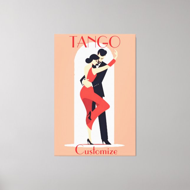 Tango Dancers Thunder_Cove Leinwanddruck (Vorderseite)