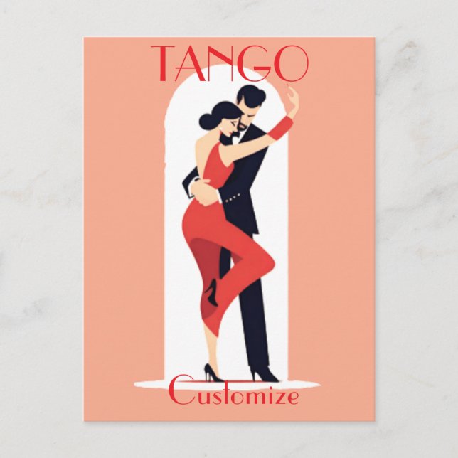 Tango Dancers Thunder_Cove Postkarte (Vorderseite)