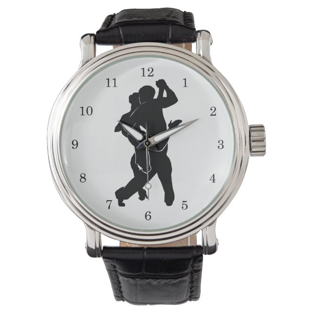 Tango Dancers Watch Armbanduhr (Vorderseite)
