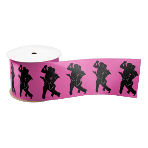 Tango DancersPink Ribbon - Farben auswählen Satinband