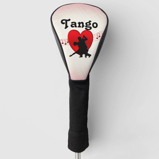 Tango Dances Design personalisieren Golf Headcover (Vorderseite)