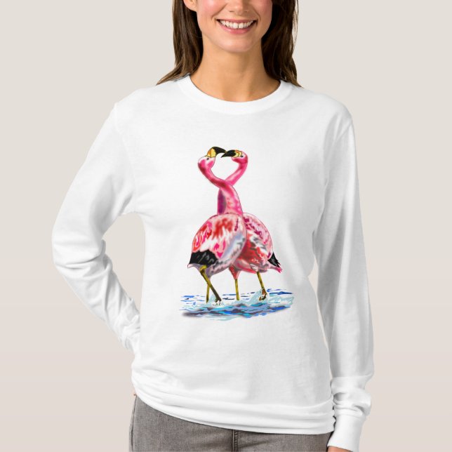Tango Flamingo 2 T-Shirt (Vorderseite)