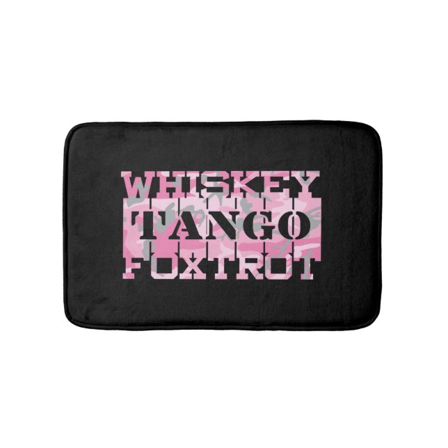 Tango Foxtrot Camouflage Badematte (Vorderseite)