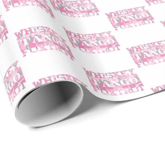 Tango Foxtrot Camouflage Geschenkpapier (Rolleneckpunkt)