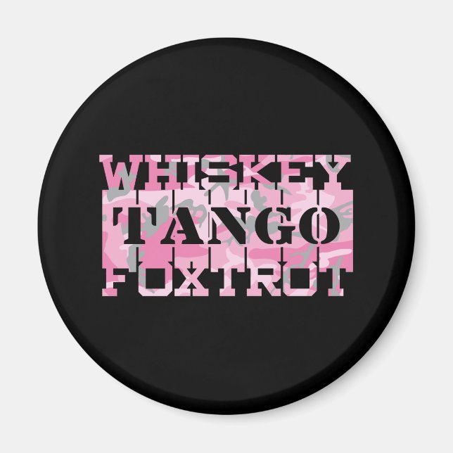 Tango Foxtrot Camouflage Magnet (Vorne)