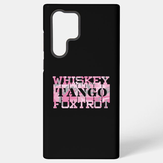 Tango Foxtrot Camouflage Samsung Galaxy Hülle (Rückseite)