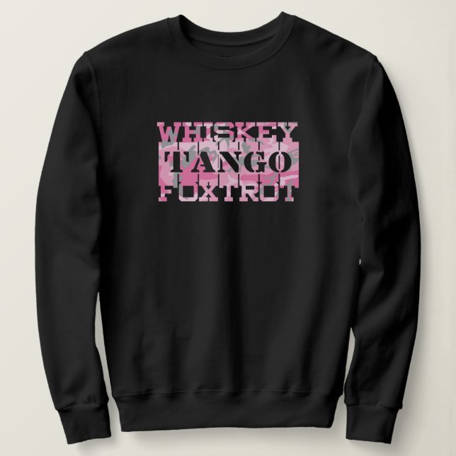 Tango Foxtrot Camouflage Sweatshirt (Design vorne)