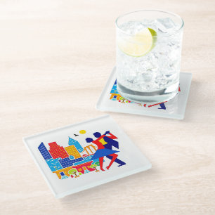 Tango Glass Untersetzer