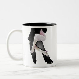 Tango legs zweifarbige tasse