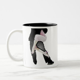 Tango legs zweifarbige tasse