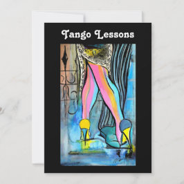 Tango-Lehren Einladung