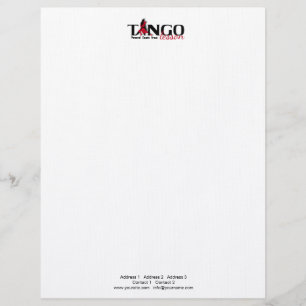 Tango Lesson - Letterhead Briefkopf