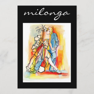 Tango Milonga Einladung