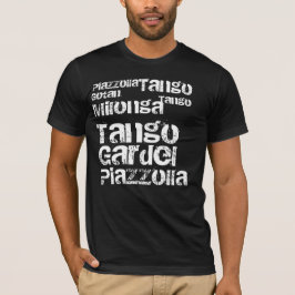 Tango Milonga und Piazzolla T-Shirt