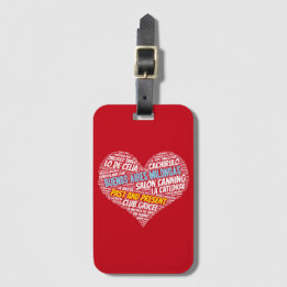 Tango Milongas von Buenos Aires Vergangenheit und Gepäckanhänger