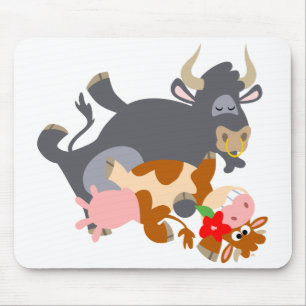 Tango! Mousepad (Stier und Cartoon)