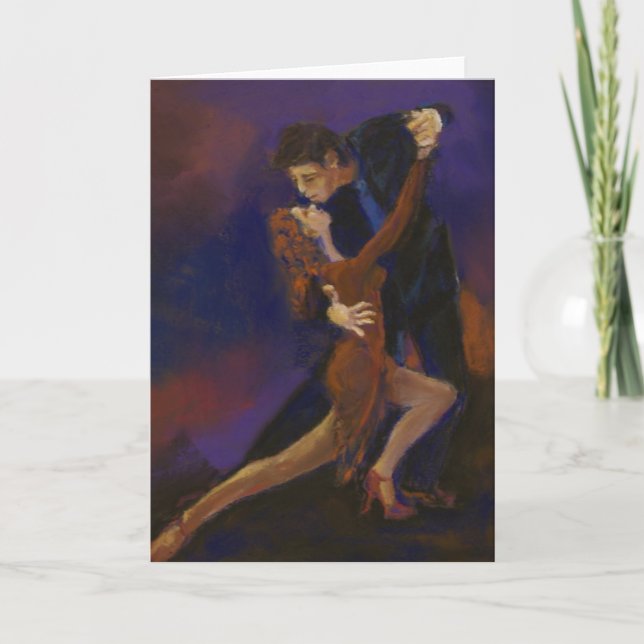 Tango of Souls Fine Art Grußkarte Maureen A. G Karte (Vorderseite)