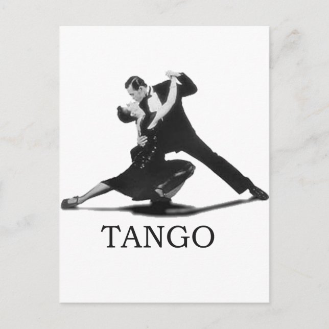 TANGO POSTKARTE (Vorderseite)