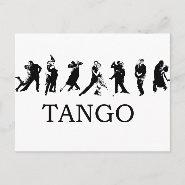 TANGO POSTKARTE (Vorderseite)