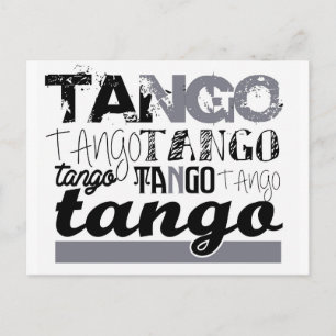 Tango Postkarte