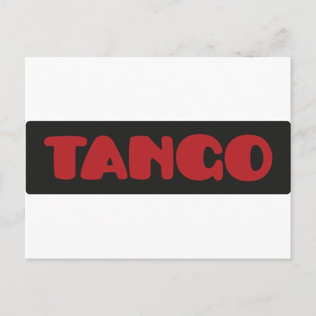 Tango Postkarte (Vorderseite)
