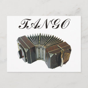 Tango Produkte & Designs! Argentinien Musik! Postkarte