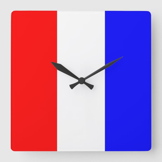 Tango Quadratische Wanduhr (Vorderseite)