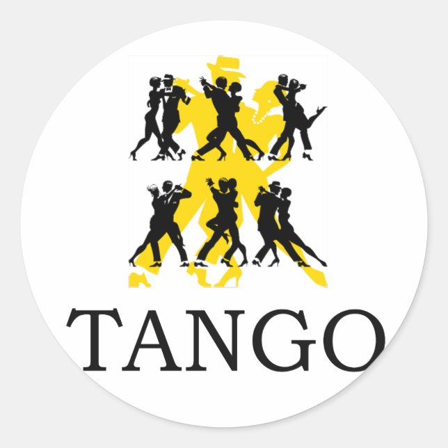 TANGO RUNDER AUFKLEBER (Vorderseite)
