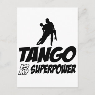 Tango-Tanzdesigns Postkarte