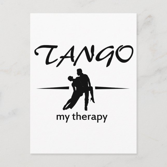 Tango-Tanzdesigns Postkarte (Vorderseite)