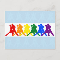 Tango tanzende Paare Regenbogenfarben