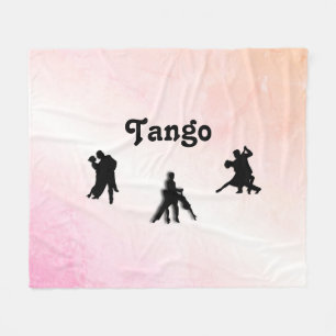 Tango-Tänzer Fleecedecke