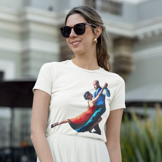 Tango-Tänzer - Handmalerei T-Shirt (Von Creator hochgeladen)