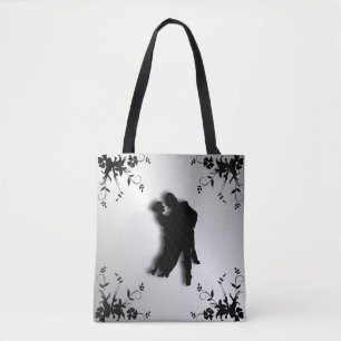 Tango-Tänzer Silhouette 1 Silber