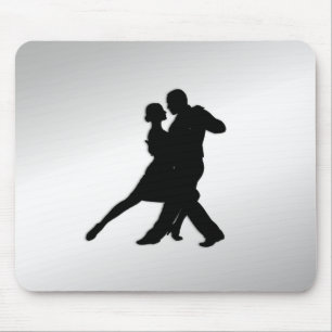 Tango-Tänzer-Silhouette Mousepad