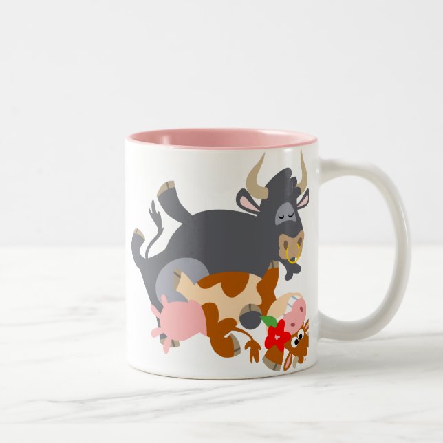 Tango! Tasse (Stier und Cartoon) (Rechts)