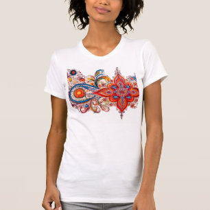 Tangram Design von: RokCloneDesigns Multicolored T T-Shirt