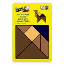 Tangram Nativity Magnet - Camel