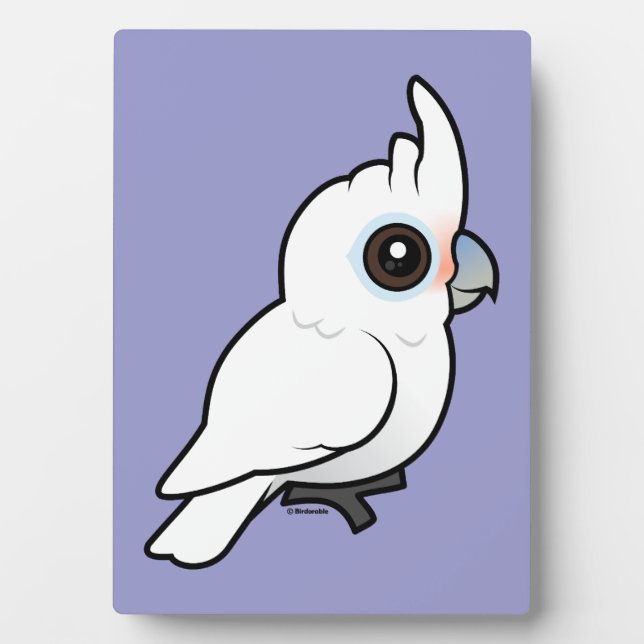 Tanimbar Corella Fotoplatte (Vorderseite)