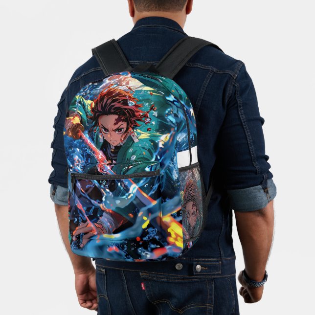 Tanjiro die beste japanische Animation Bedruckter Rucksack (Insitu (Modell))