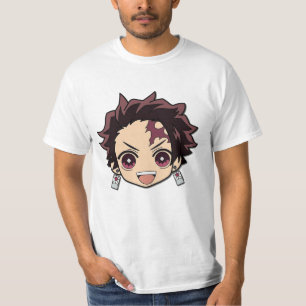 Tanjiro kamado Gesicht glücklich T-Shirt