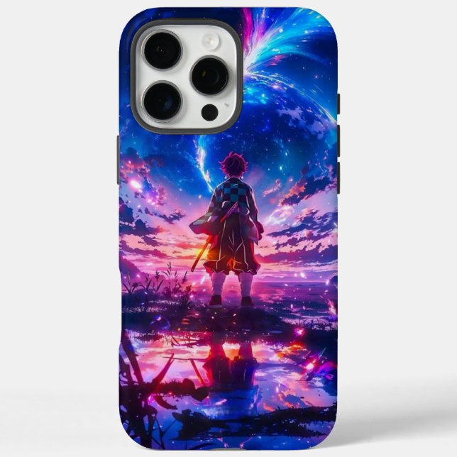 Tanjiro Kamado Radient Design Phone Case (Rückseite)